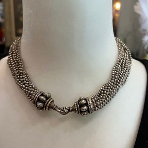 Vintage caviar necklace